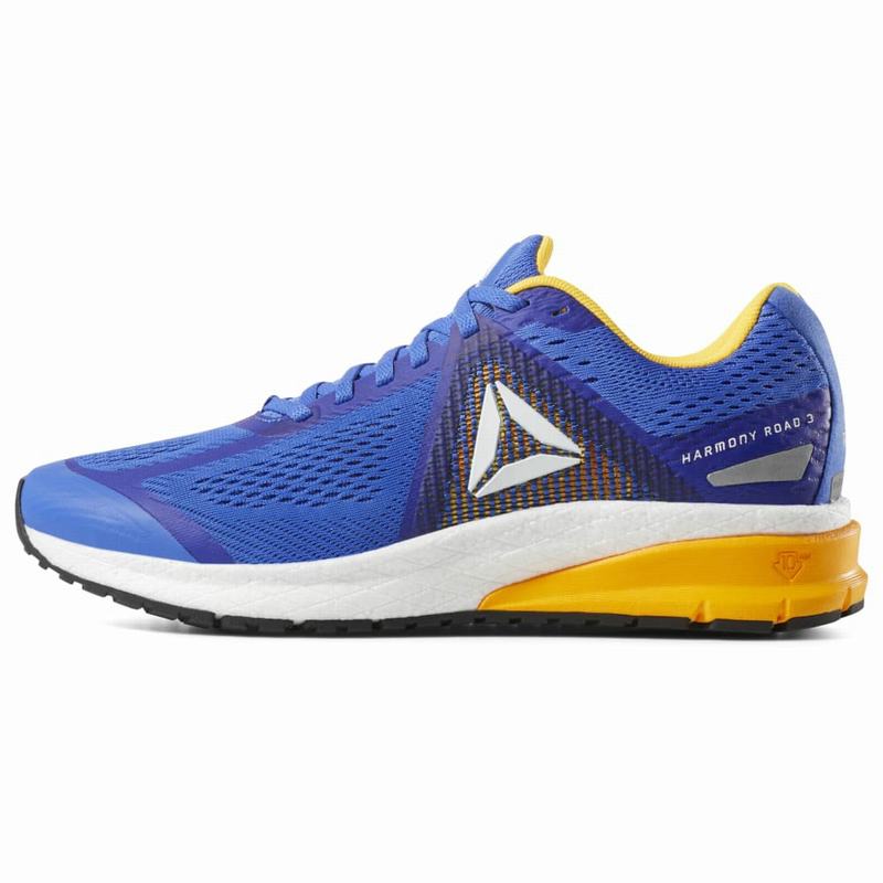 Reebok Harmony Road 3 Bežecké Tenisky Panske - Modre/Zlate/Biele ML3799EW